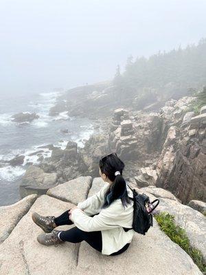 Lookout point by Sand Beach.  IG: @_emwong_