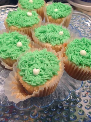 Golf cupcakes