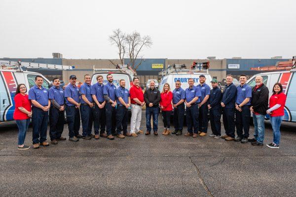 The Courtney's Heating & Cooling Team