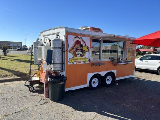 Food truck always in Village Mall parking lot Mon - Sun 11am-9pm.