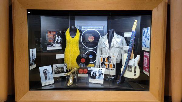 Ike and Tina Turner display.