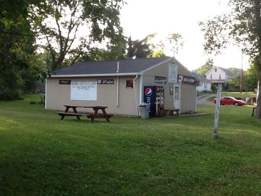 This is Donna's bike shop as seen from the bike trail.