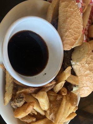 French Dip with fries... my fav