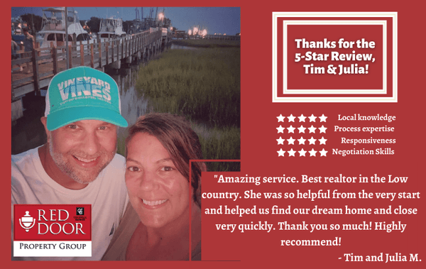 5-Star Review from happy Summerville, SC buyer clients