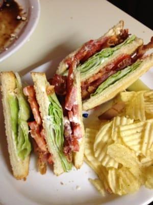 BLT Club sandwich- delicious!