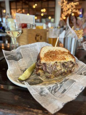 Short rib grilled cheese