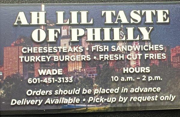 Ah Lil Taste of Philly