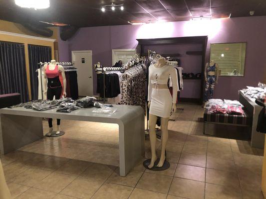 Inside of the boutique