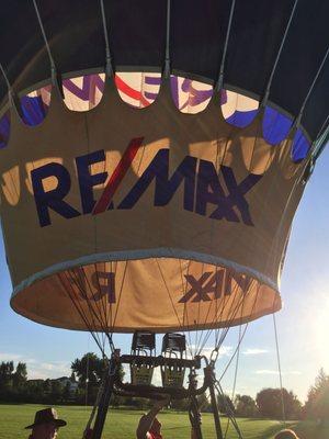 RE/MAX Balloon close up