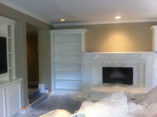 Painted walls and trim laquer finish @laguna Niguel