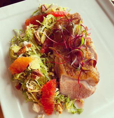 *special entree* crispy duck breast salad