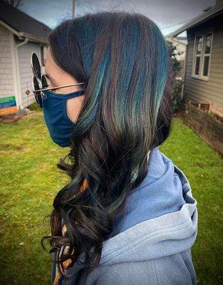 Oil Slick Haircolor