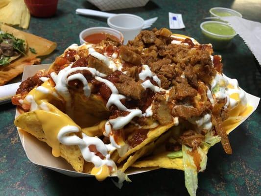 This is a "small taco salad". Incredible and awesome.