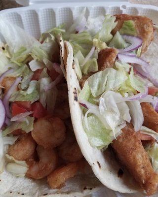 Fish and Shrimp Tacos