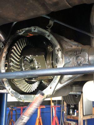 Differential after cover removal