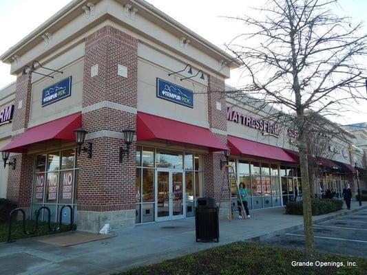 new fire resistant awnings in place