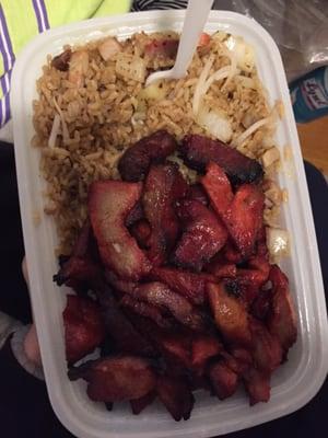 spare ribs w/ fried rice combo