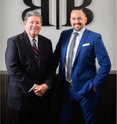 Attorneys Dennis Brinkmeyer and Barry Blackard