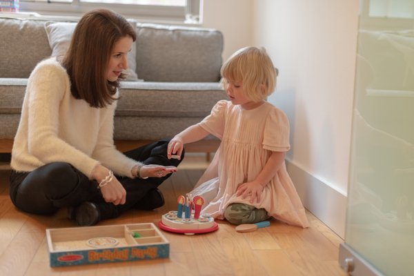 Erica conducting Nursery assessment