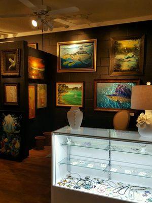 Paintings, Pottery & Jewelry