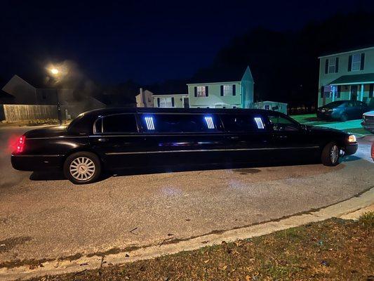 The limo we rode in