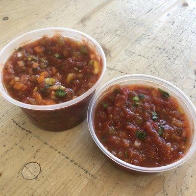 Hand-cut Salsas made weekly