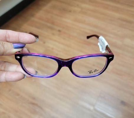 Purple and pink Ray Ban's for kids