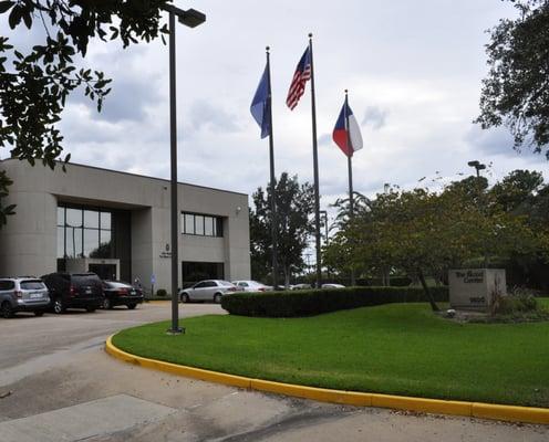 The donations center is housed w/in the building on the right-hand side of the complex.