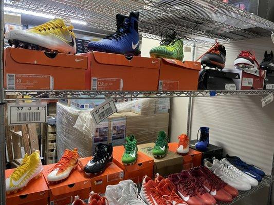 Athletic Cleats.  Many sizes and styles.  Super discounted.