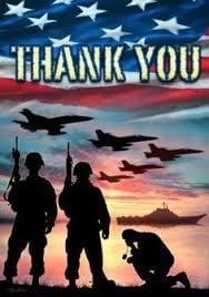 Thank You to all who served!  Many sacrifices have been made for our freedom.