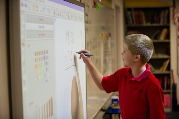 SMART Boards in every class room! Used for interactive digital learning.