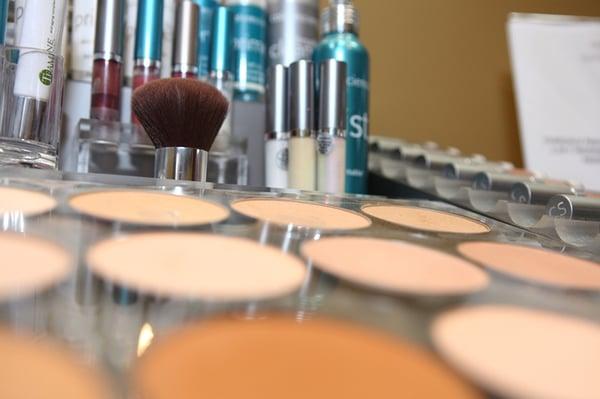 Colorescience mineral makeup...focuses on beautiful colors, quality ingredients and simplicity of use