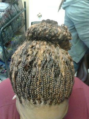 Micro braids with expression hair