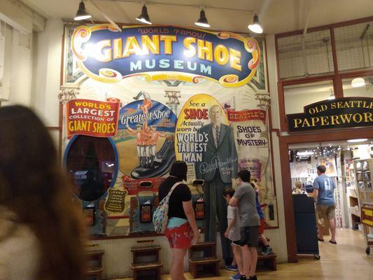 Giant Shoe Museum at Pike Place