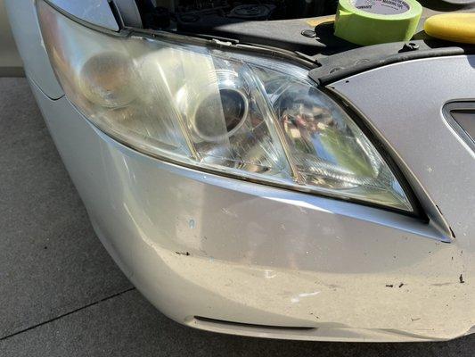 A headlight restoration!