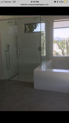 Shower stall and bathtubs