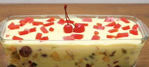 Fruit custard