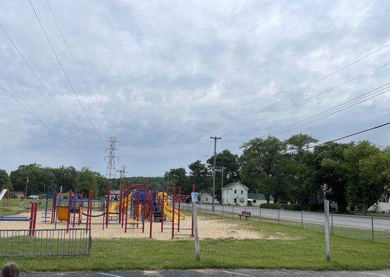 Newer side of playground.