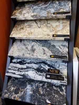 Cambria Quartz Counter top samples