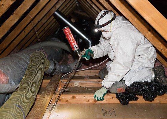 Attic duct sealing