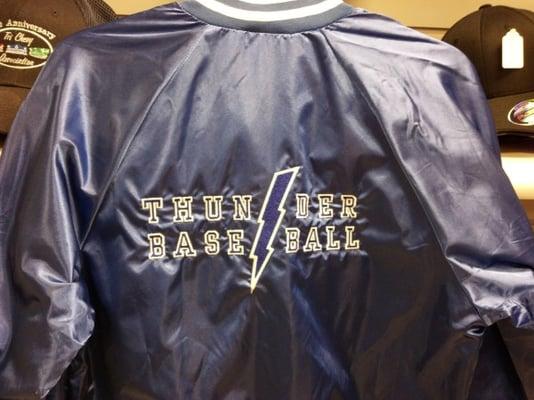 New Lenox Thunder Baseball Jacket