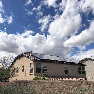 Residential Solar Panel Cleaning