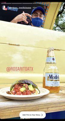 Ahi Tuna Tostada