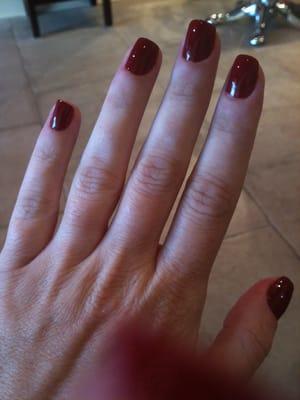 OPI Quarter of a Cent-Cherry on natural nails by Yaremi