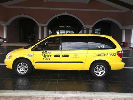 Photo of taxi cab.