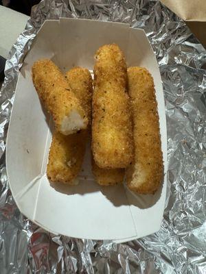 Mozzarella cheese sticks