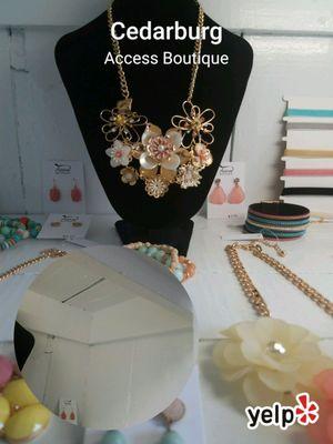 Pretty jewelry, good quality and affordable prices.  Win all around at Access Boutique!