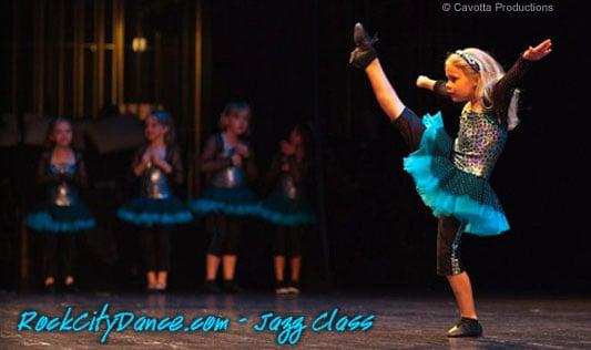 Jazz Dance Class at Rock City Dance - www.RockCityDance.com