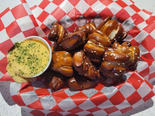 Pretzel Bites with Cheese