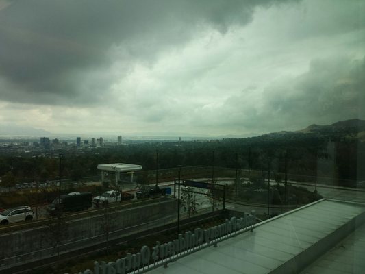 View from eccles building